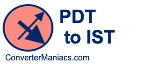 2pdt to ist|PDT to IST Converter .